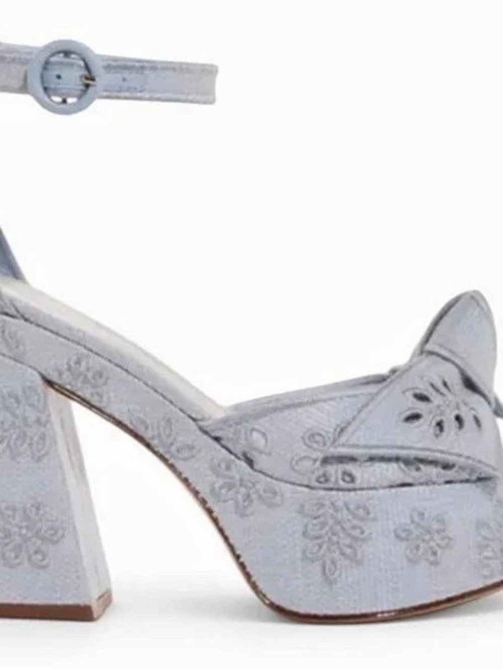 Alexandre Birman Clarita Embroidery Platform Sandals
